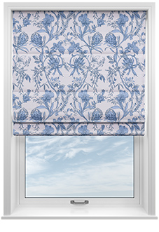 Linley, Larkspur - Twist&Fit Roman Blind